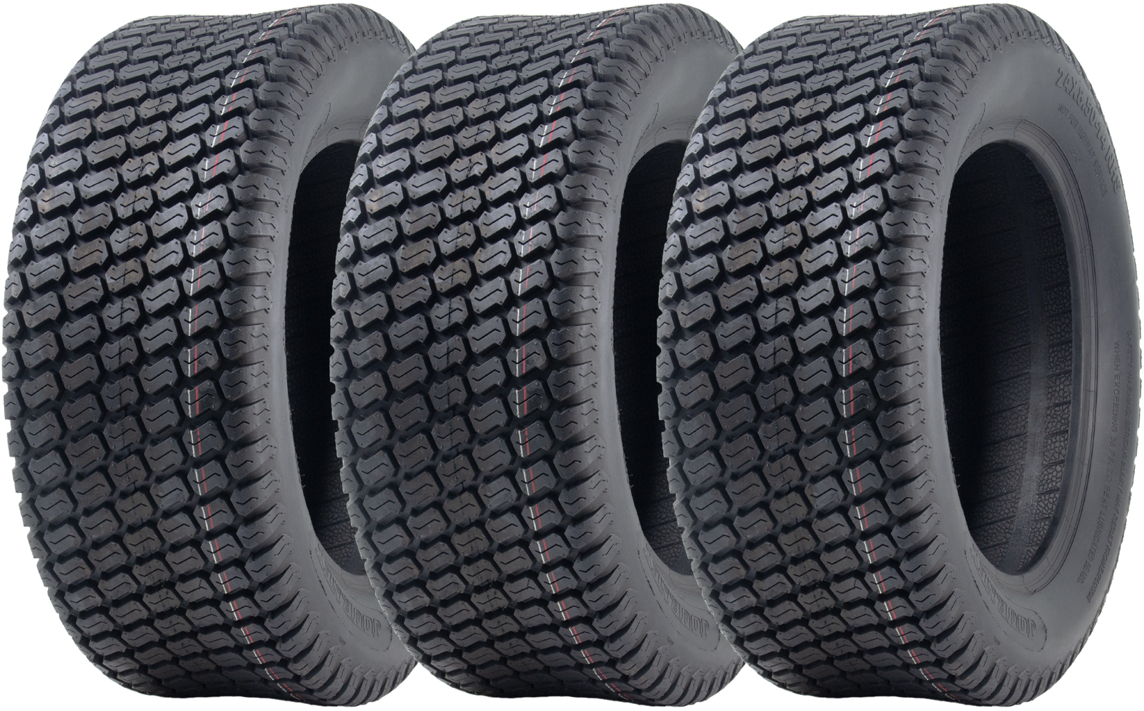 24x8,50-14 ruohonleikkurin renkaat, 4-kerroksiset Multi Turf Grass P332 Journey, kantavuus 560 kg (3 kpl:n sarja)