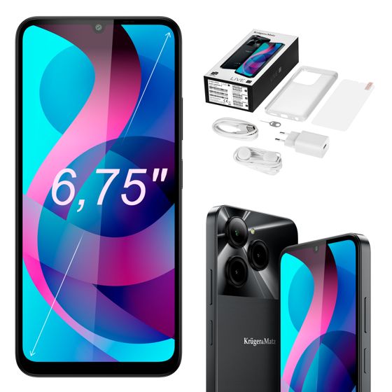 Kruger&Matz LIVE 12 älypuhelin 6,74" 8/256GB DualSIM 5000mAh LTE NFC