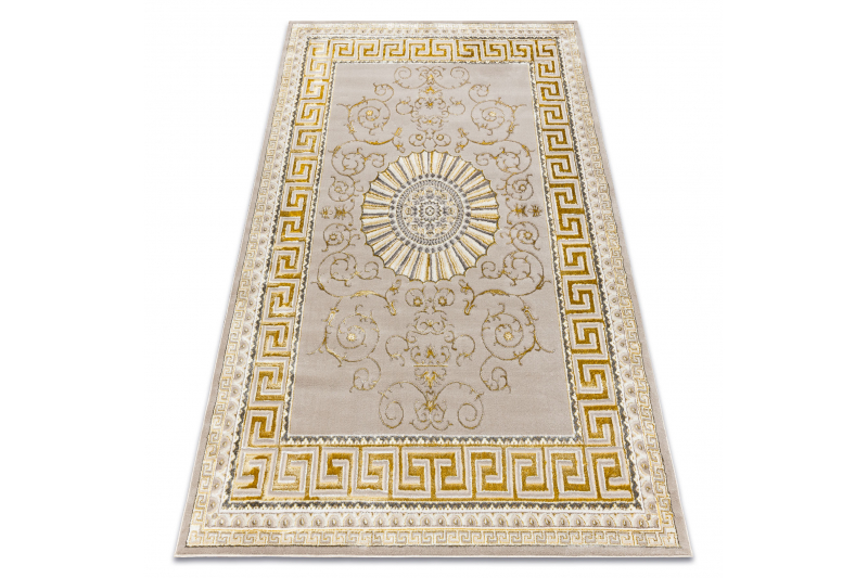 BLISS Z160AZ147 matto tumma beige / kulta - Kehys, kreikkalainen, yksinomainen 180x270 cm