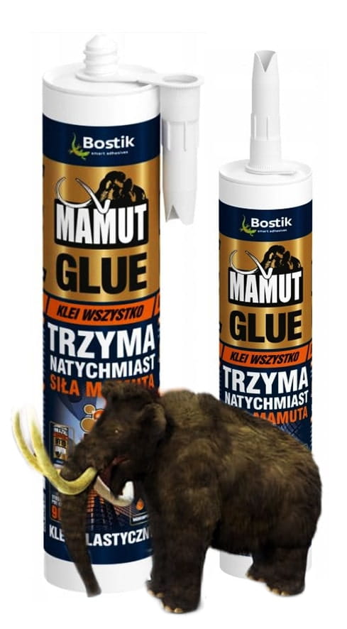 Mamut yleisasennusliima 290 ml valkoinen