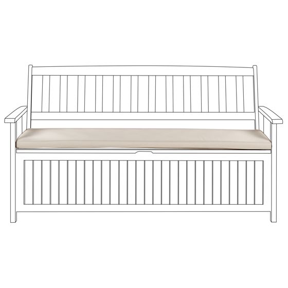 Puutarhapenkin pehmuste SOVANA Ruskeanharmaa