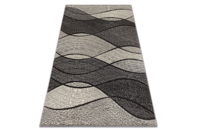 Matto FEEL 5675/16811 AALLOT harmaa / antrasiitti / kerma 280x370 cm