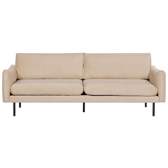 Sohva VINTERBRO sametti Beige 3-istuttava