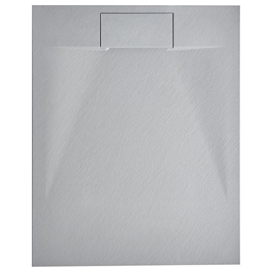 Suihkuallas AZZURRO 80 x 100 x 3 cm Harmaa