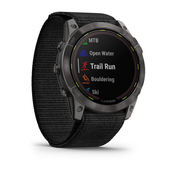 Garmin Enduro 2 Solar Black Carbon Gray DLC Ti Ultrafit Band -urheiluälykello (010-02754-01)
