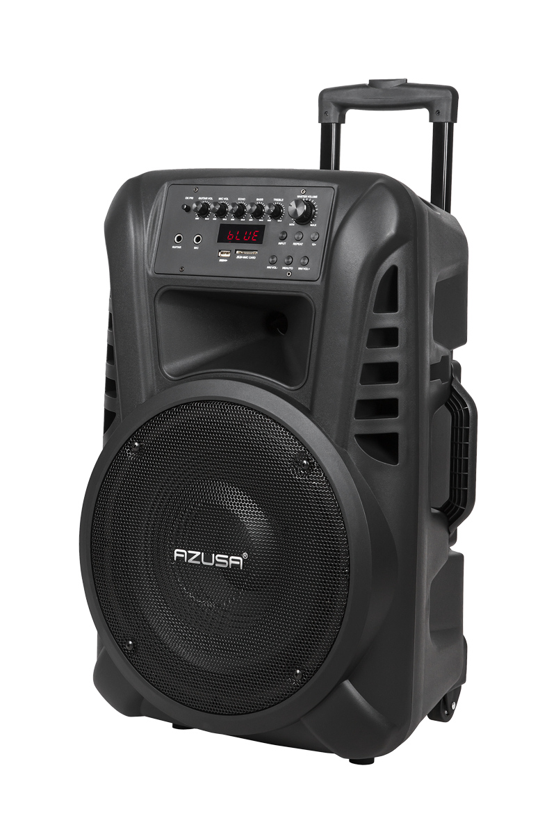Aktiivikaiutin Azusa-langattomilla mikrofoneilla