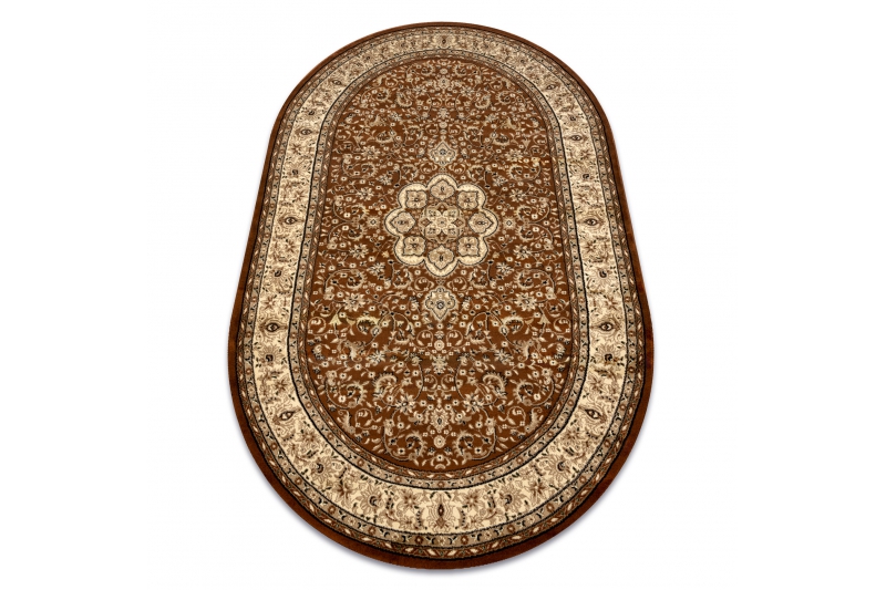 Matto ROYAL ADR soikea suunnittelu 521 ruskea 150x250 cm