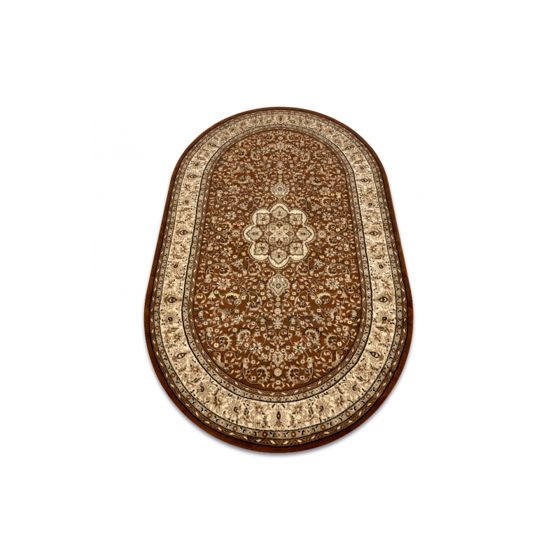 Matto ROYAL ADR soikea suunnittelu 521 ruskea 150x250 cm