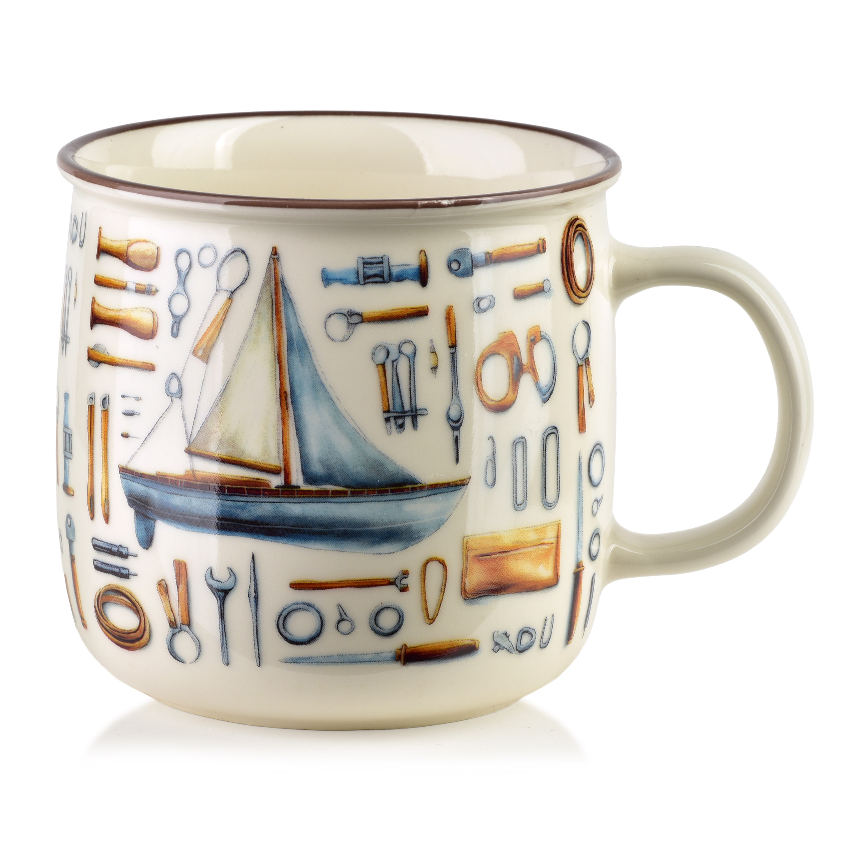 Muki New Bone China AFFEKDESIGN NORMAN 9,6x13x9,3 cm valkoinen 1 kpl