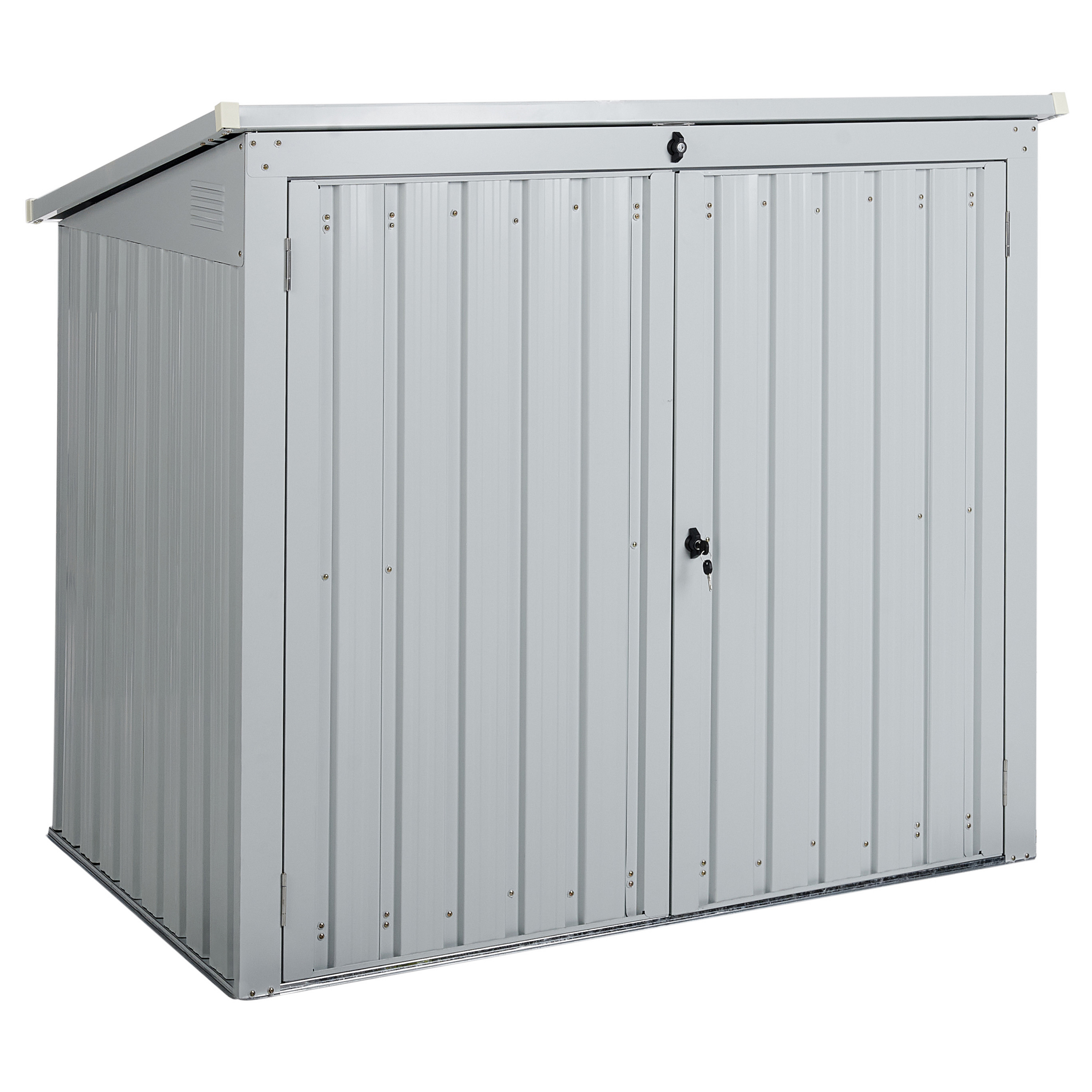 Puutarhavaja MOENA 158 cm 96 cm Vaaleanharmaa