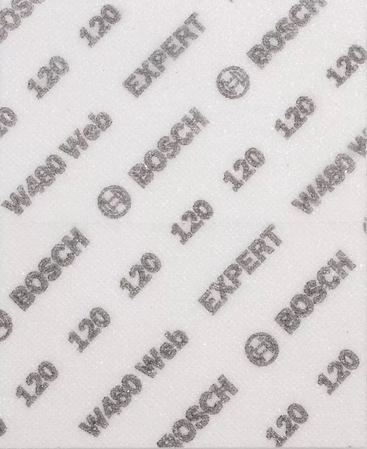 Bosch Expert L480 -Vaahtomuovihiomapaperi 115x140 mm, P120 2 kpl