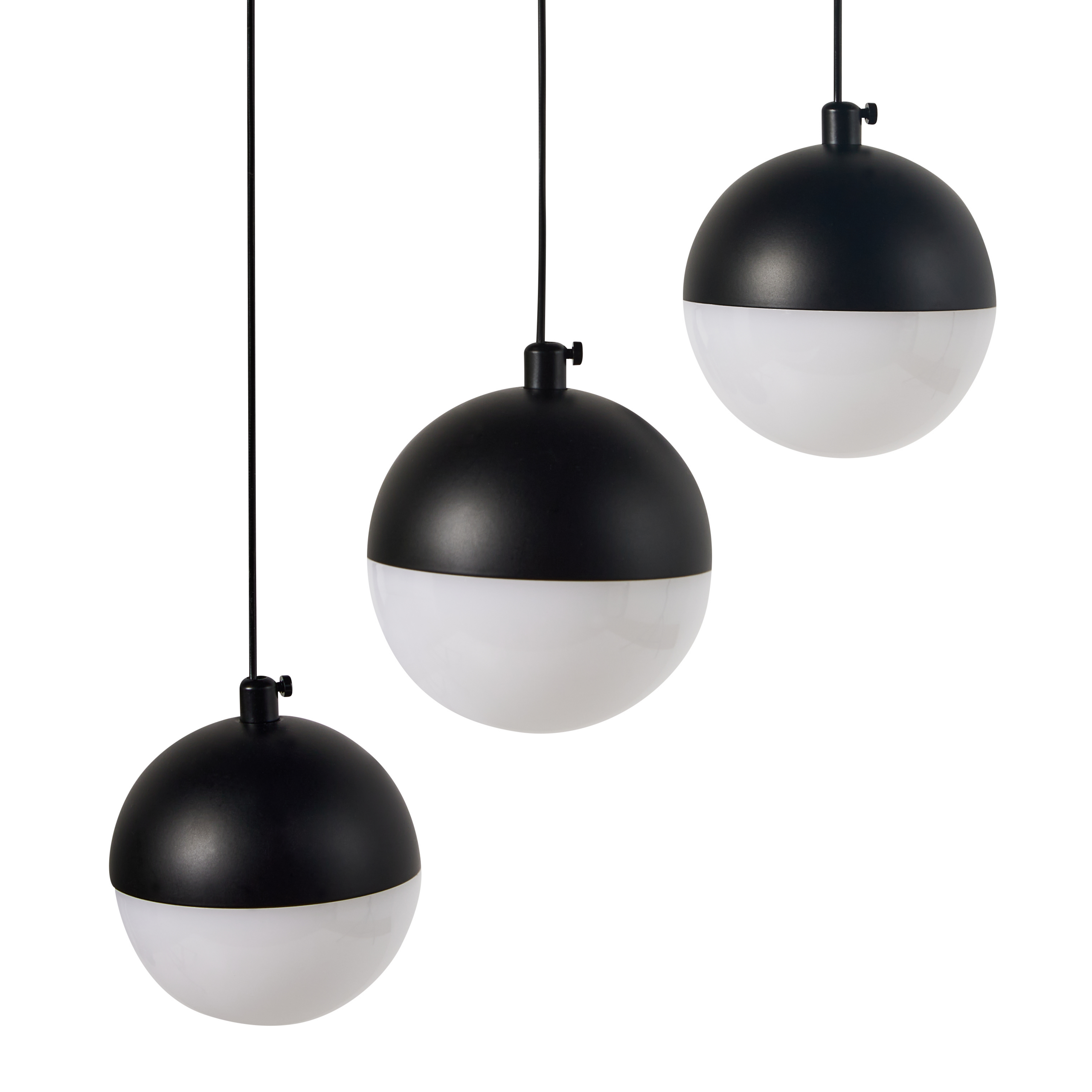 LED-riippuvalaisin ANKOBRA Metalli Musta