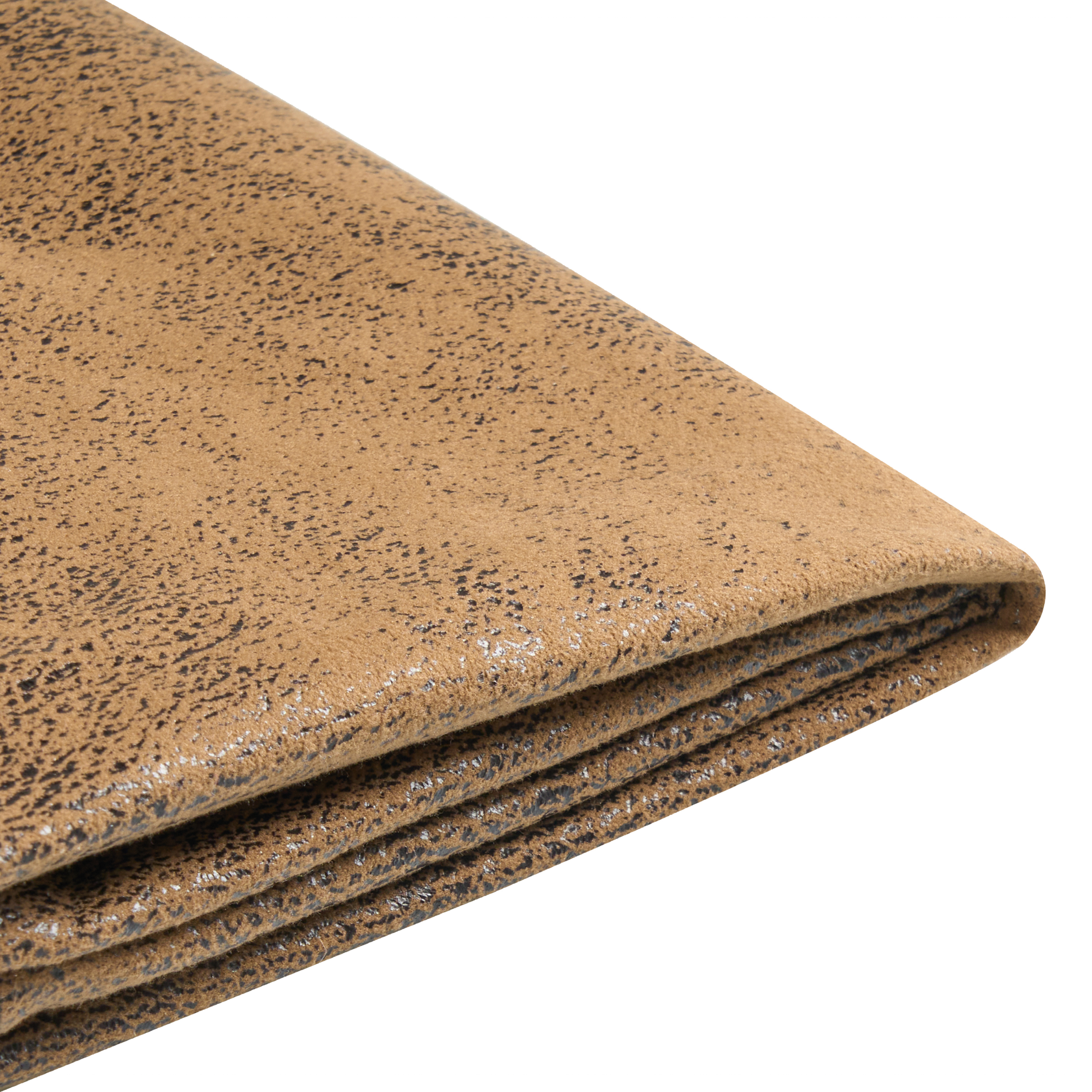 Sängynrungon päällinen keinonahka FITOU 140 x 200 cm Ruskea