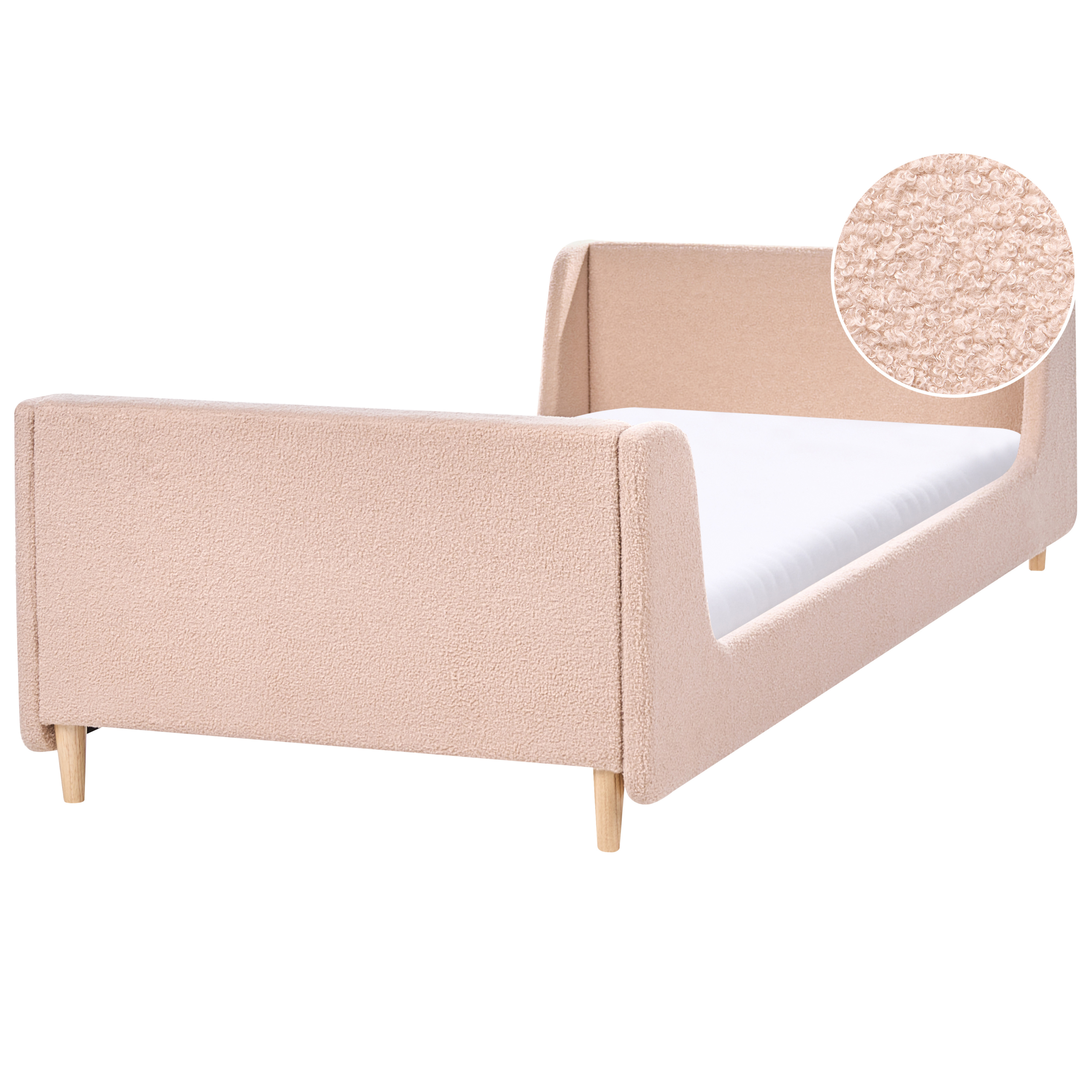 Lastensänky Buklee LAYE 90 x 200 cm Beige