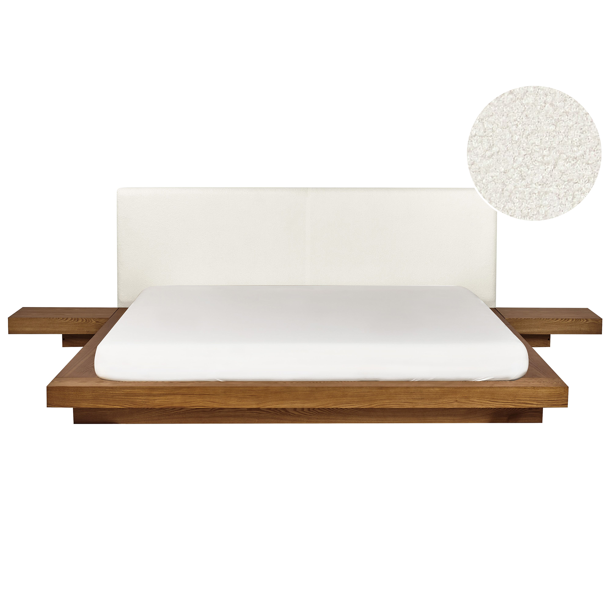 Sänky Buklee ZEN 180 x 200 cm Luonnollinen saarniviilu