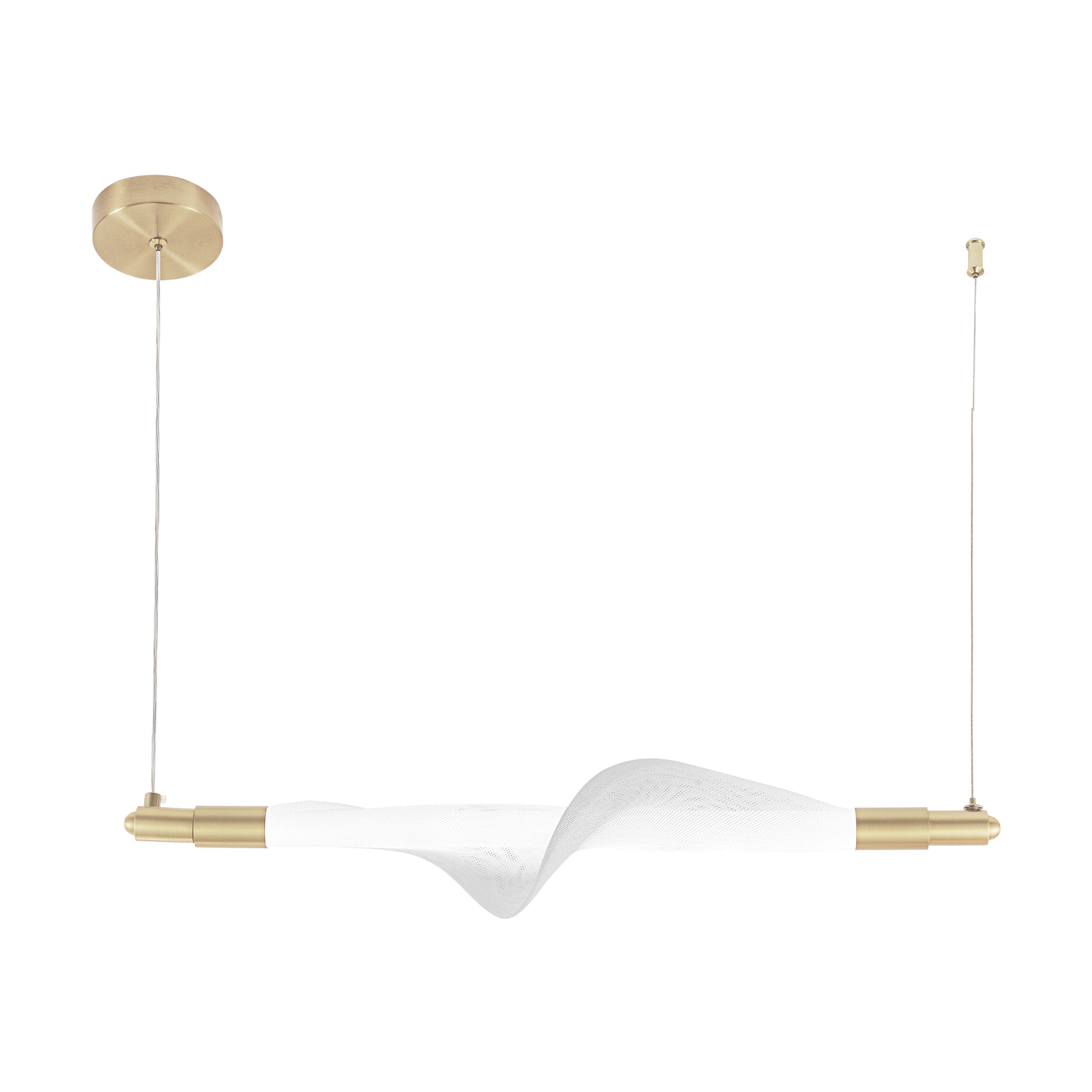 TOOLIGHT riippuva kattovalaisin LED G011-CP LINE valkokulta, 62x62x103cm