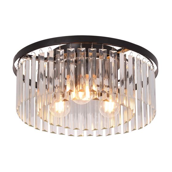 NETTLIFE - kattovalaisin makuuhuoneeseen, olohuoneeseen, musta, E27- makuuhuonevalaisin, moderni olohuonevalaisin