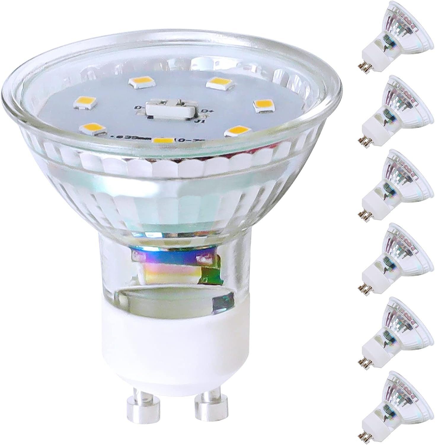 ZMH x 5 W LED-lamppua, energiansäästö, 110°:n valokeila, heijastinvalaisin, 3000 K