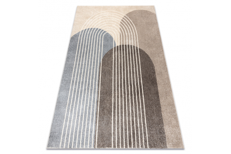 Matto FUSION 0810 beige / ruskea - Geometrinen, moderni,