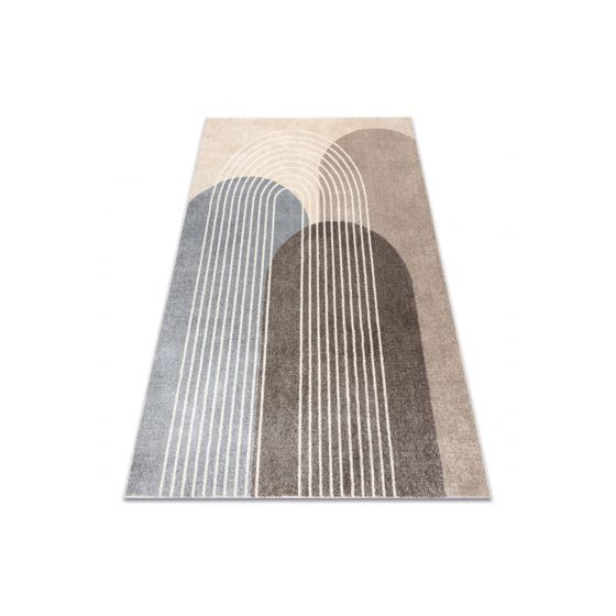 Matto FUSION 0810 beige / ruskea - Geometrinen, moderni,