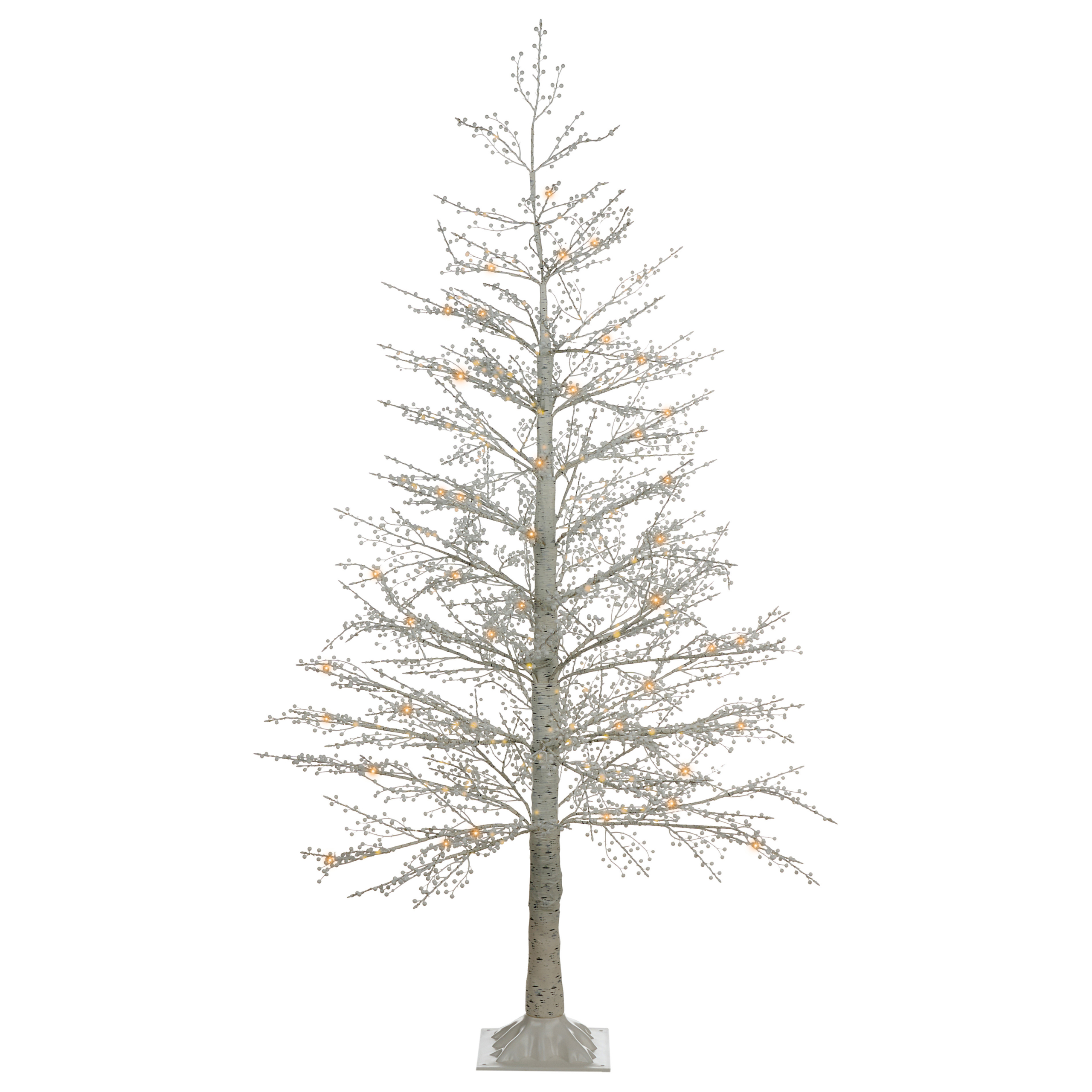Ulkokoriste LED-valo SUONTEE Joulukuusi 180 cm Valkoinen