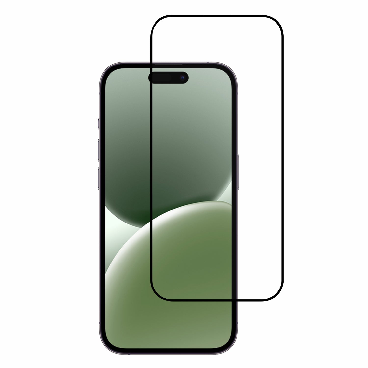 Näytönsuoja iPhone 16 Pro musta