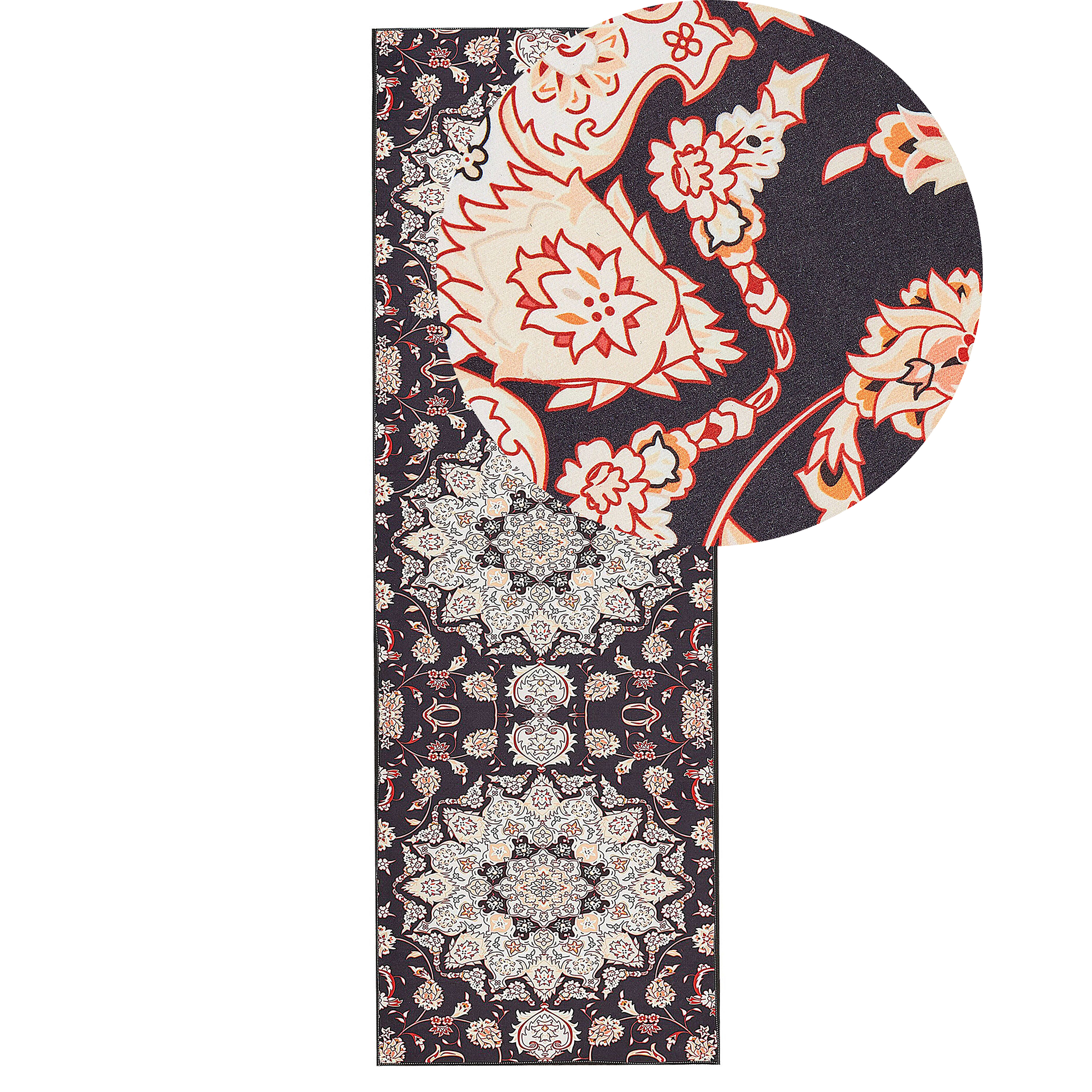 Matto ARITAS Musta 80 x 240 cm