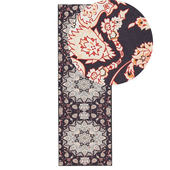 Matto ARITAS Musta 80 x 240 cm