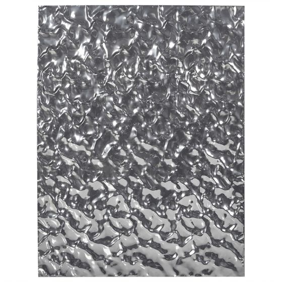 Seinäkoriste COIMBRA metalli 79 cm Hopea