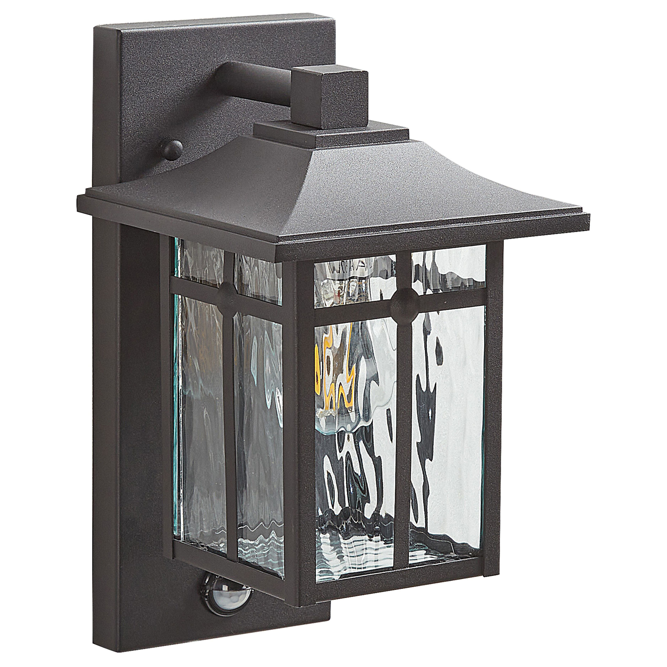 Ulkoseinävalaisin TEVIOT liiketunnistimella Musta