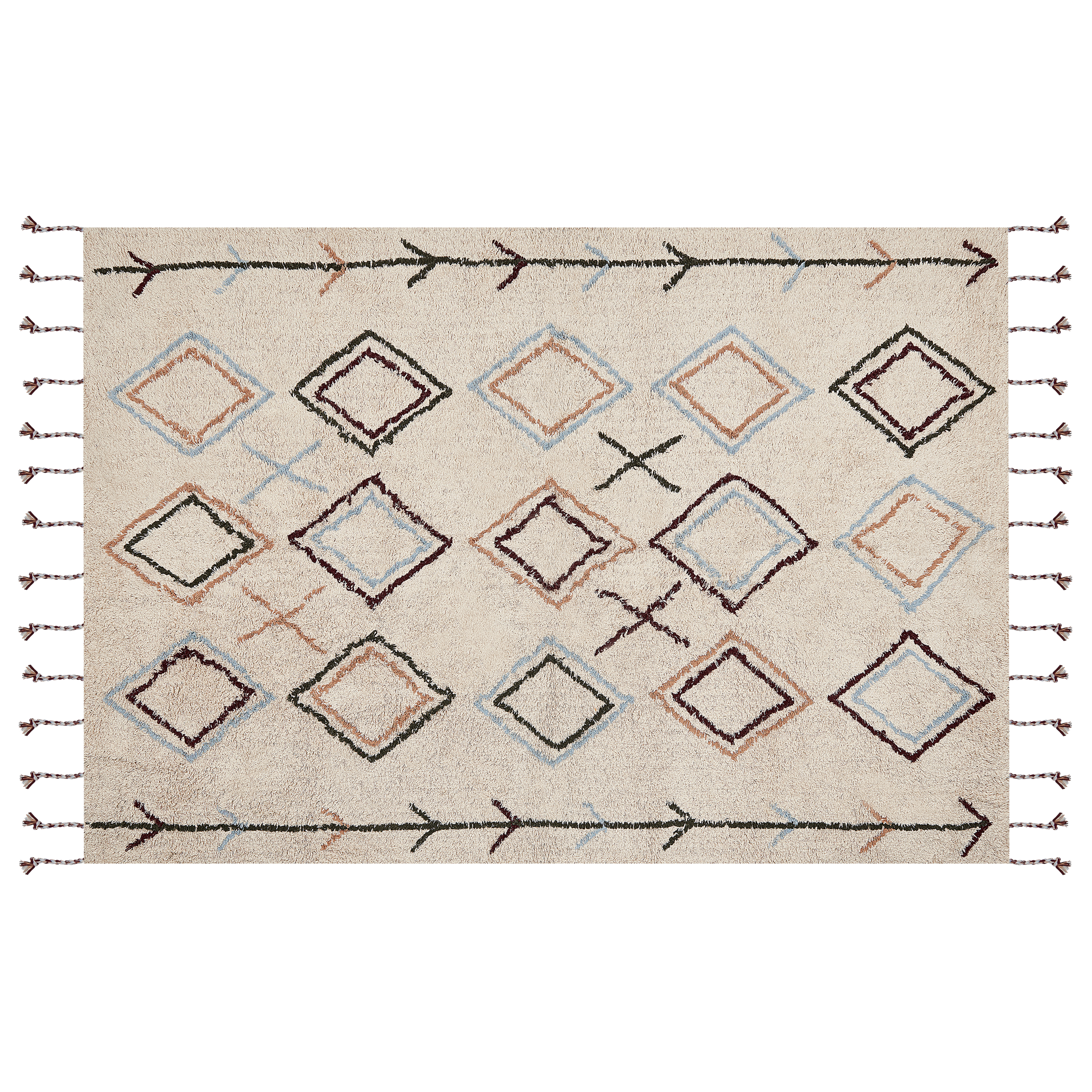 Matto CORUM Beige 160 x 230 cm Puuvilla