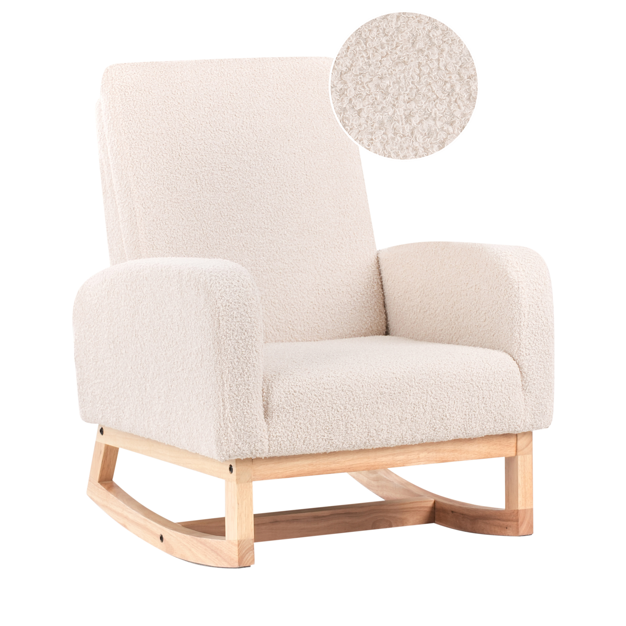 Lasten keinutuoli buklee vaaleanbeige NORBY