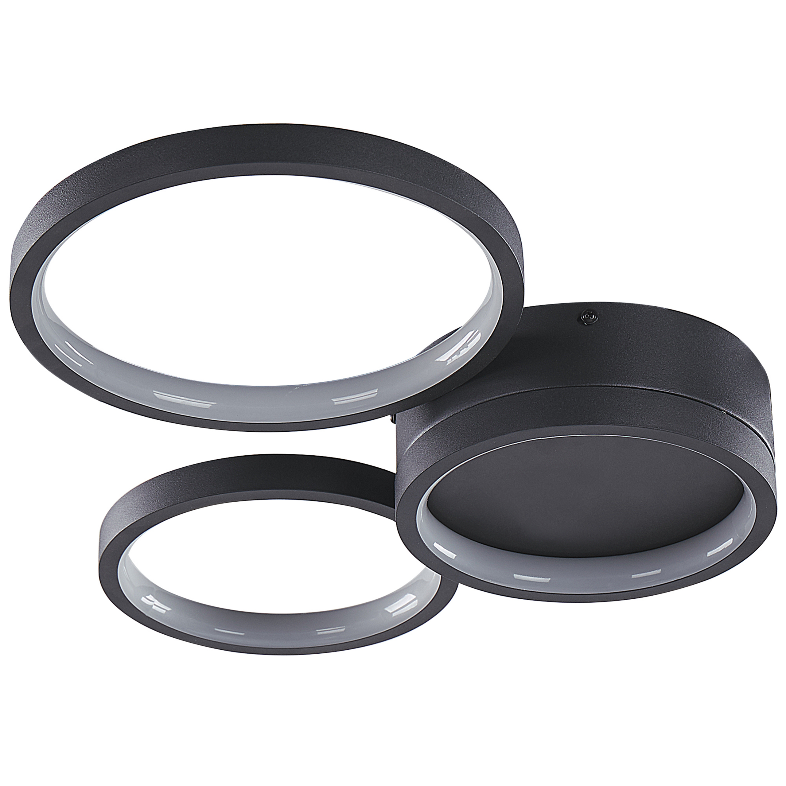 LED-kattovalaisin AGNAT metalli Musta