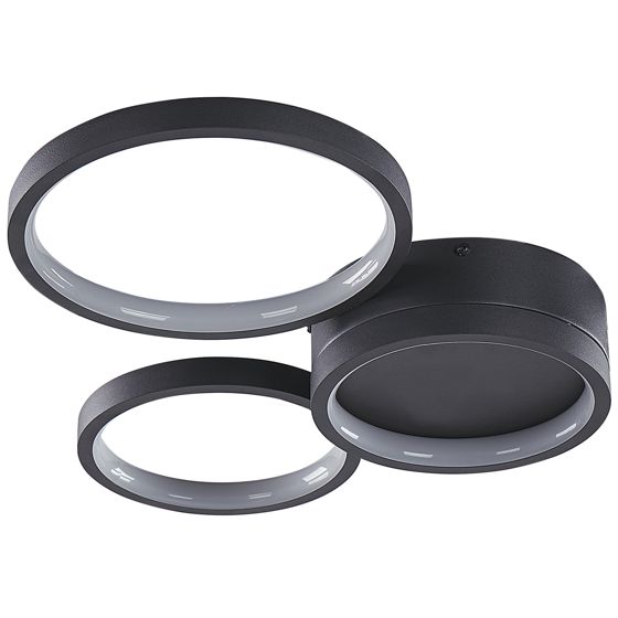 LED-kattovalaisin AGNAT metalli Musta