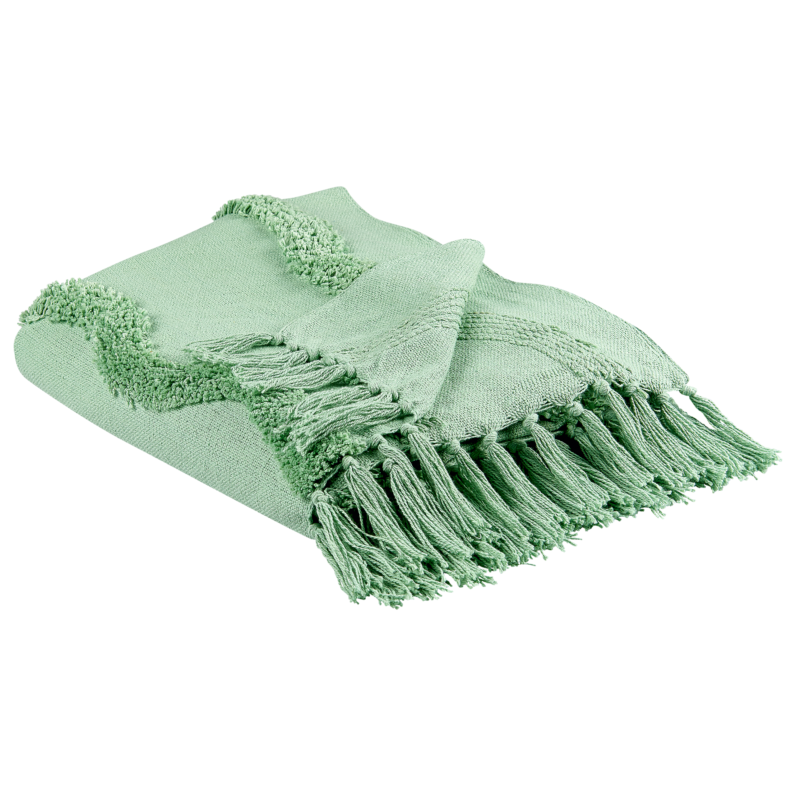 Torkkupeitto KHARI puuvilla 125 x 150 cm Vaaleanvihreä