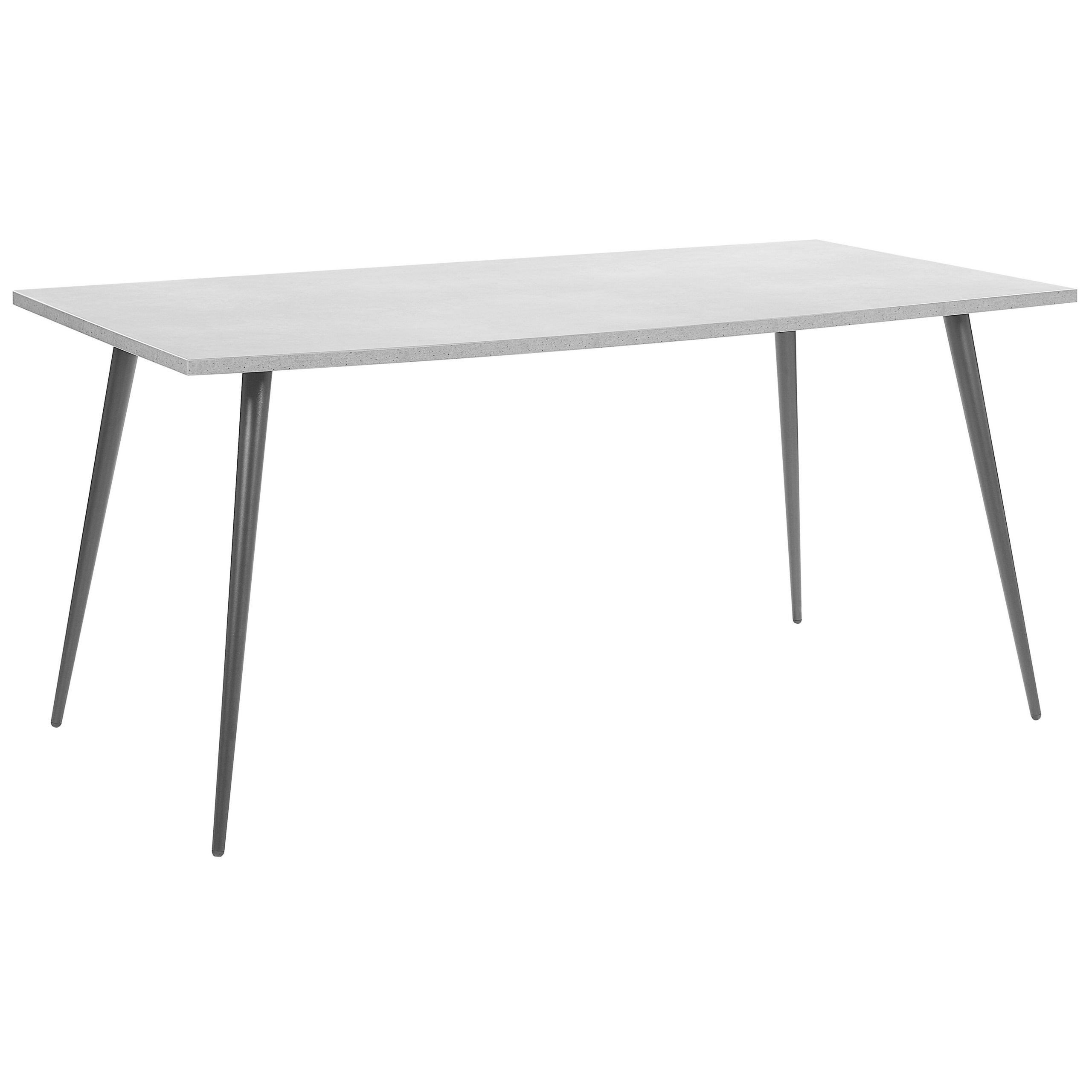 Ruokapöytä SANTIAGO Harmaa betonikuvio 160 cm 80 cm