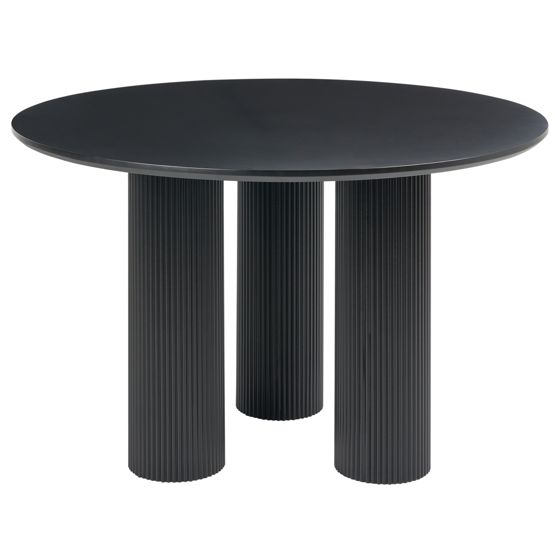 Ruokapöytä TULEMALU Musta 120 cm 120 cm