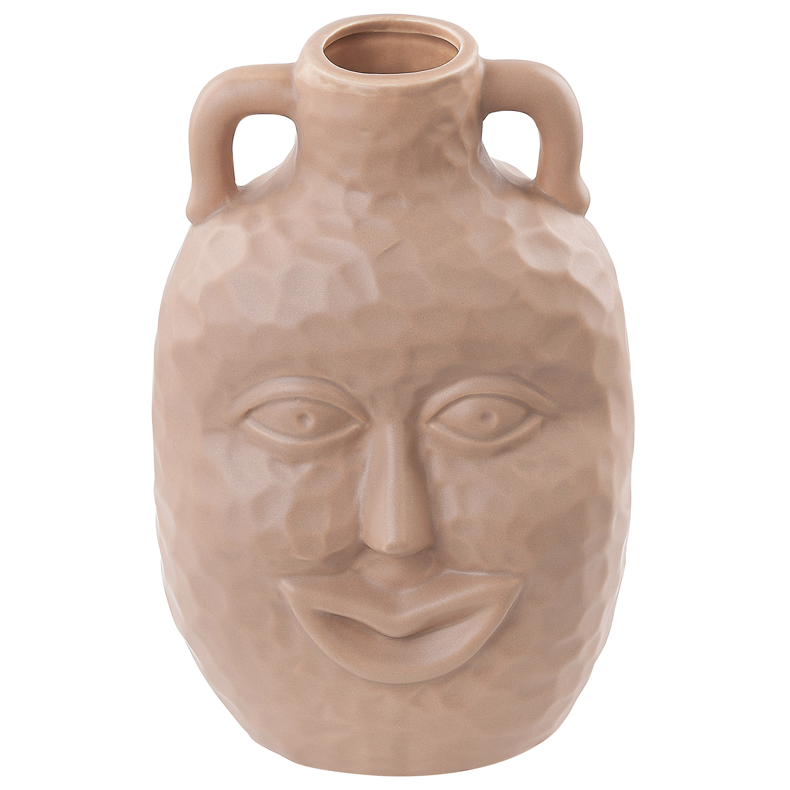 Kukkamaljakko VERIA 26 cm Keramiikka Beige