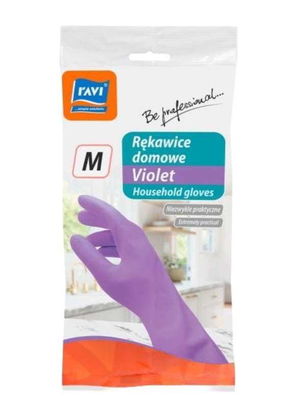 Kestävät kumiset puhdistuskäsineet 