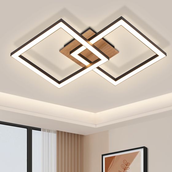 NETTLIFE LED - kattovalaisin, mustaa, metallia