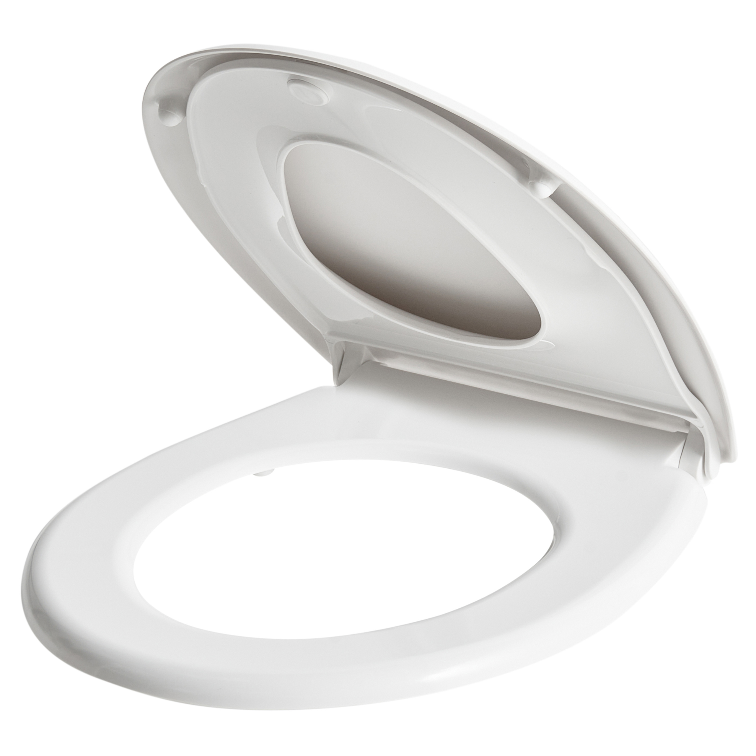 WC-istuinkansi FAGNANO pehmeästi sulkeutuva 2-in-1 duroplast Valkoinen