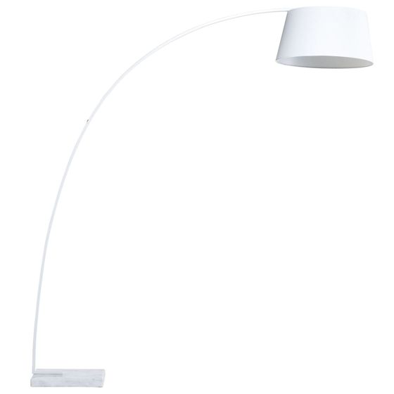 Lattiavalaisin BENUE metalli Valkoinen