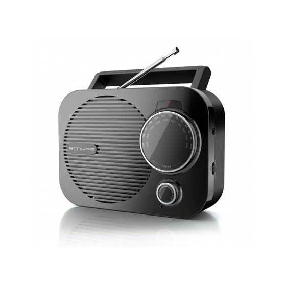 Muse | M-050 R | Kannettava radio | AUX-tulo | Musta