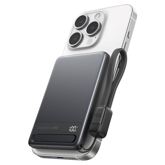 Powerbank Magneettinen 5000mAh iPhonelle MagPro USB-C Erittäin Nopea