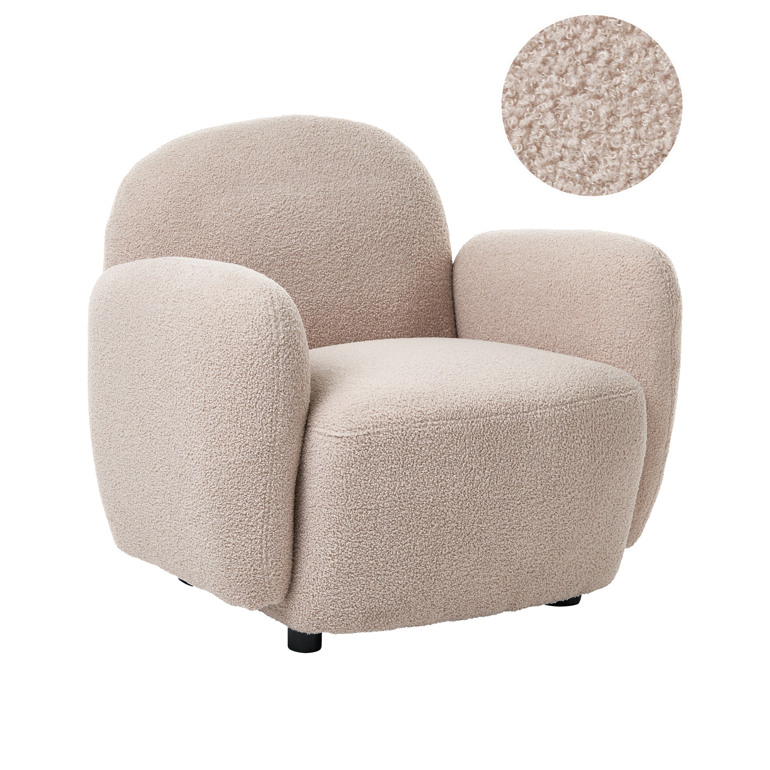 Nojatuoli JULE Buklee Beige