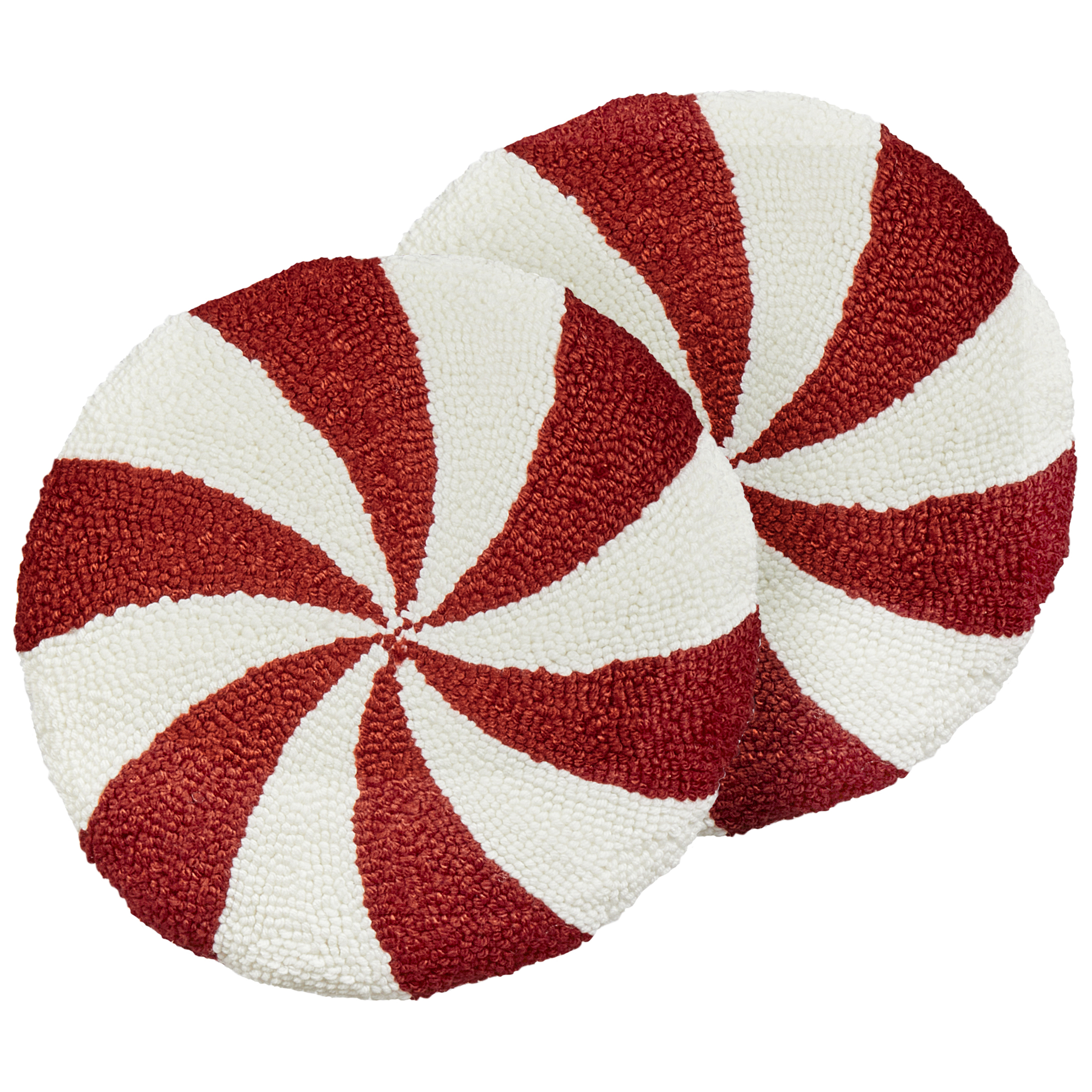 Koristetyynysetti 2 kpl SWIRL CANDY buklee 40 x 40 cm Punainen