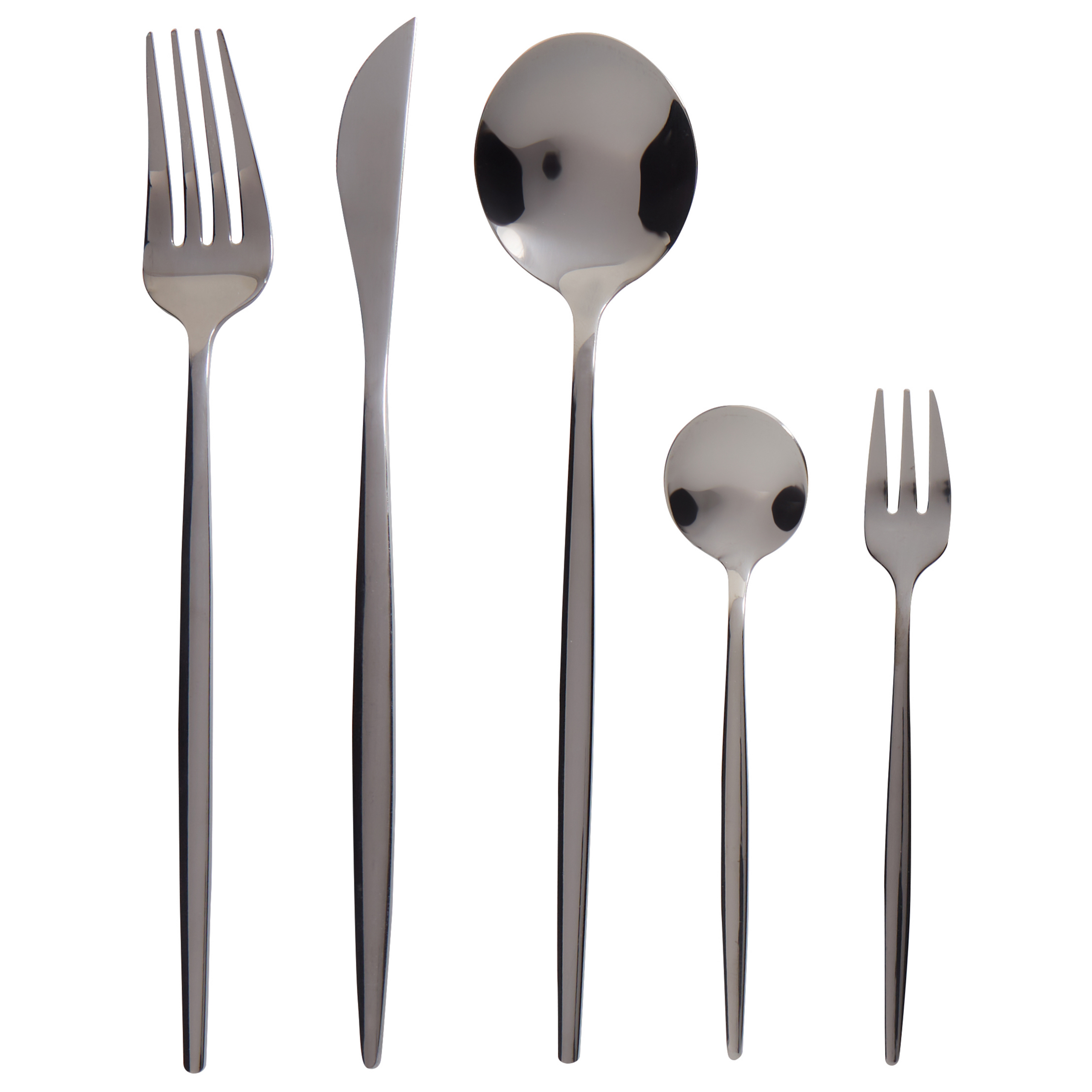 Aterinsetti 30 osaa RIGATONI Musta