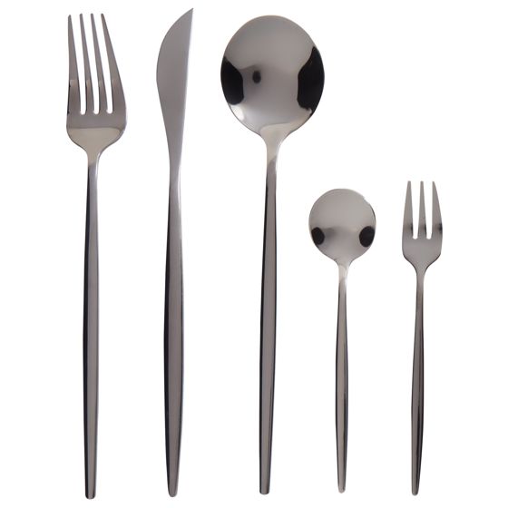 Aterinsetti 30 osaa RIGATONI Musta