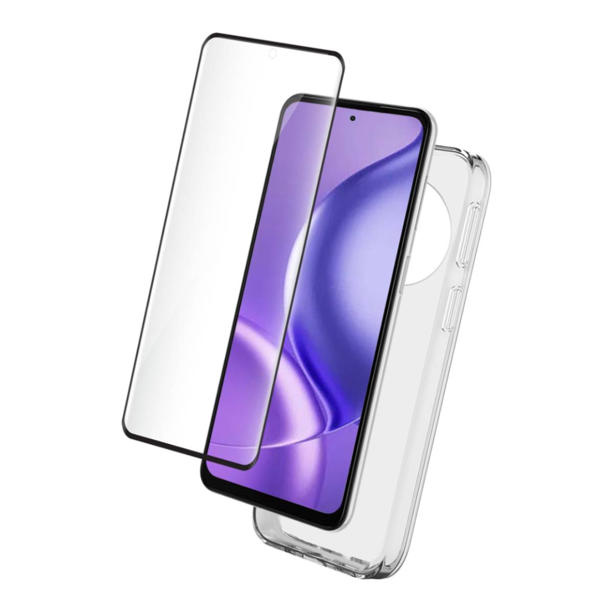 Joustava Suojakuori + Lasi Paketti Honor Magic 5 Lite 5G:lle