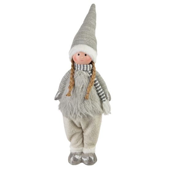 Pehmohahmo SANTA LILA hopeanvalkoinen 26x18x71 cm